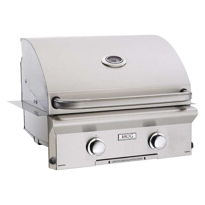American Outdoor Grill 24" Built-In W/Halogen Interior Lights- W/No Backburner AOG24NBL00SP