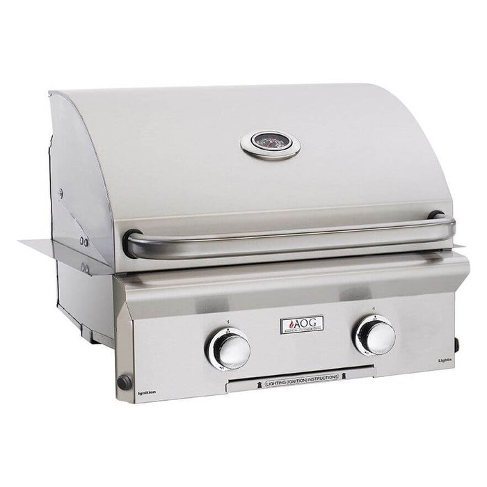 American Outdoor Grill 24" Built-In W/Halogen Interior Lights- W/No Backburner AOG24NBL00SP