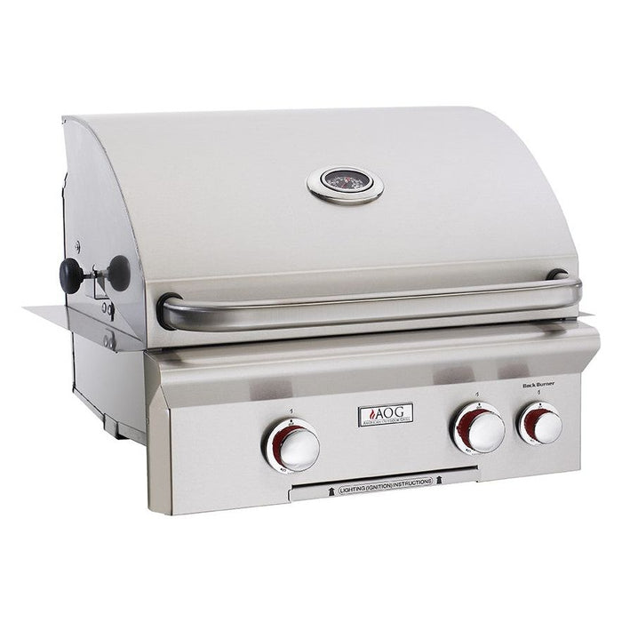 American Outdoor Grill 24" Built-In W/Piezo "Rapid Light" Ignition & Rotisserie AOG24NBT