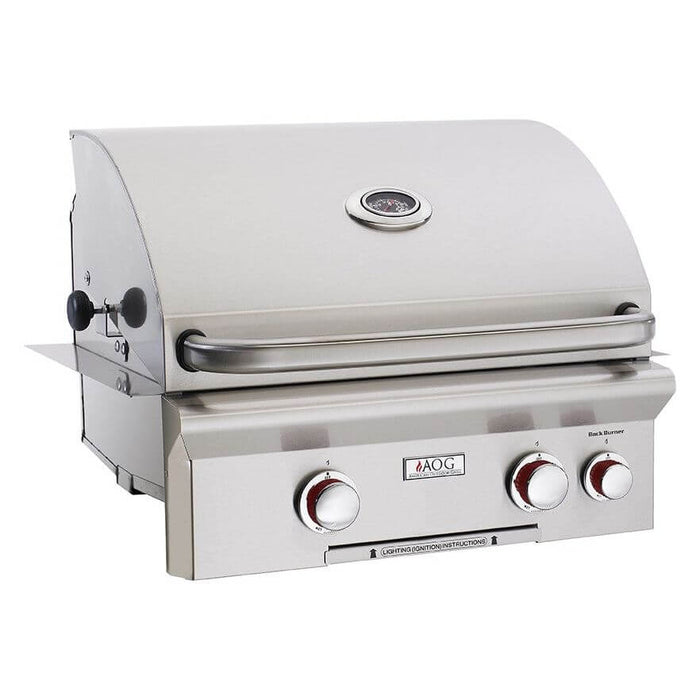 American Outdoor Grill 24" Built-In W/Piezo "Rapid Light" Ignition & Rotisserie AOG24NBT