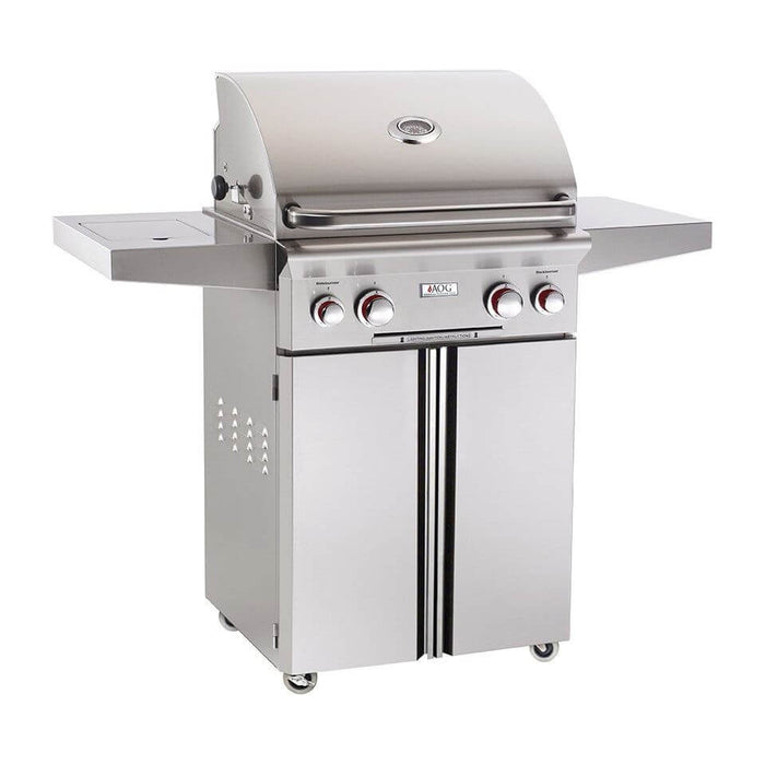 American Outdoor Grill 24" Portable Grill W/Piezo "Rapid Light" Ignition & Rotisserie AOG24PCT