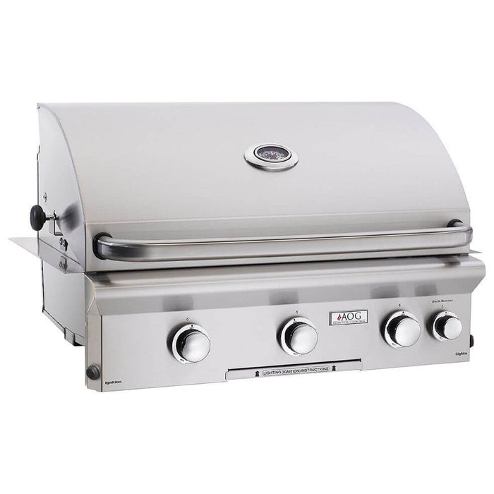 American Outdoor Grill 30" Built-In With Rotisserie & Interior Lights AOG30NBL