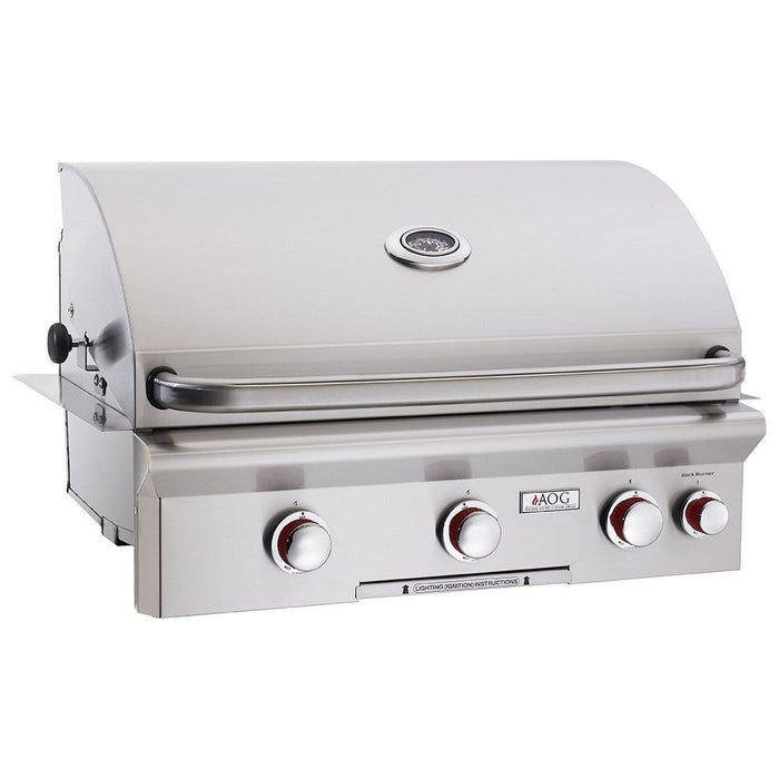 American Outdoor Grill 30" Built-In W/Piezo "Rapid Light" Ignition & Rotisserie AOG30NBT