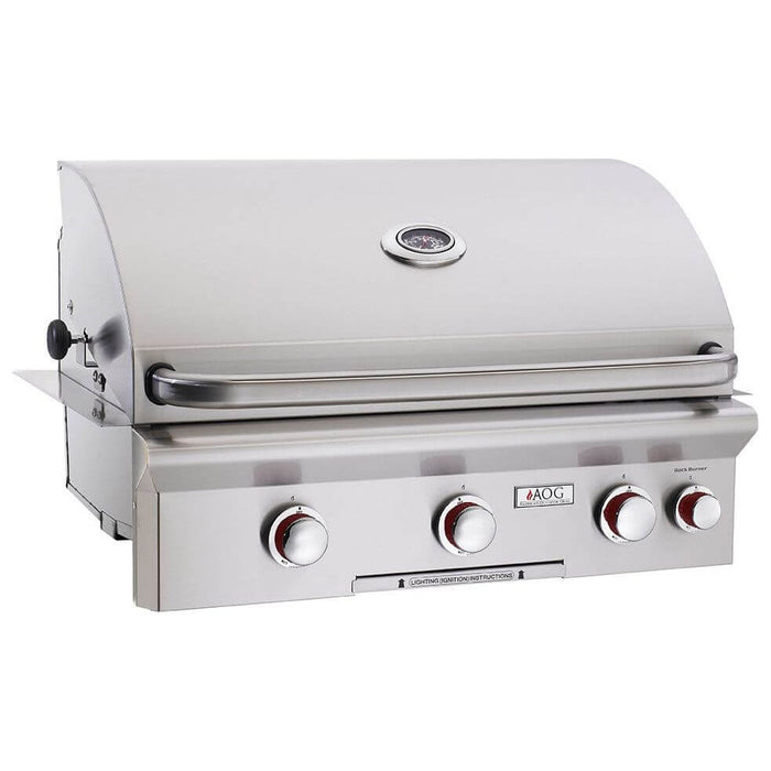 American Outdoor Grill 30" Built-In W/Piezo "Rapid Light" Ignition & Rotisserie AOG30NBT