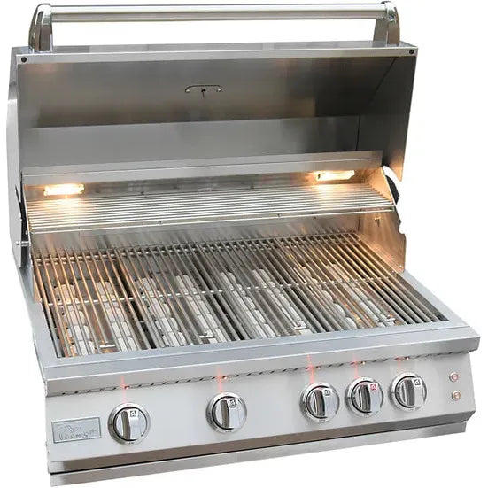 Kokomo Grills 32” Professional Built in Gas Grill (4 Burner/Back Burner) : KO-BAK4BG-PRO