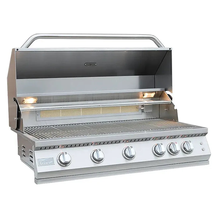 Kokomo Grills 40” Professional Built in Gas Grill (5 Burner/Back Burner) : KO-BAK5BG-PRO