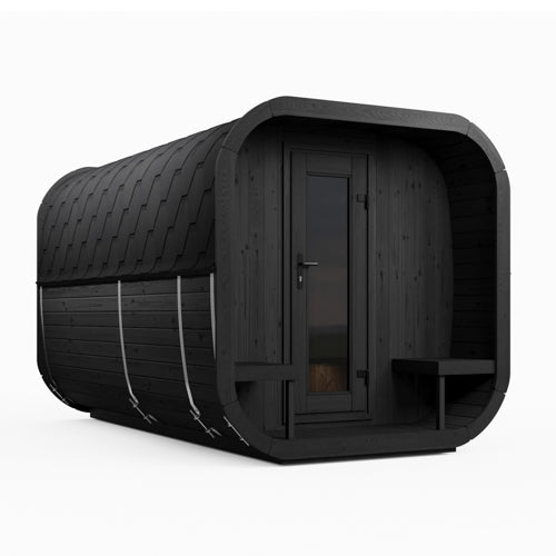 SaunaLife 8-Person Cube Series Outdoor Home Sauna Kit CL12GCP
