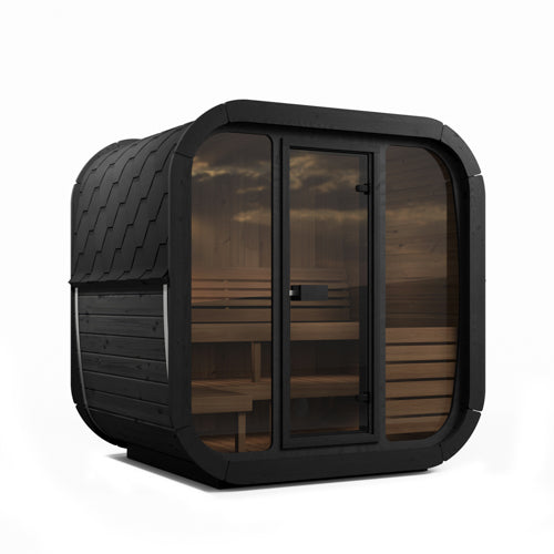 SaunaLife 4 Person Outdoor Cube Sauna Model CL5G