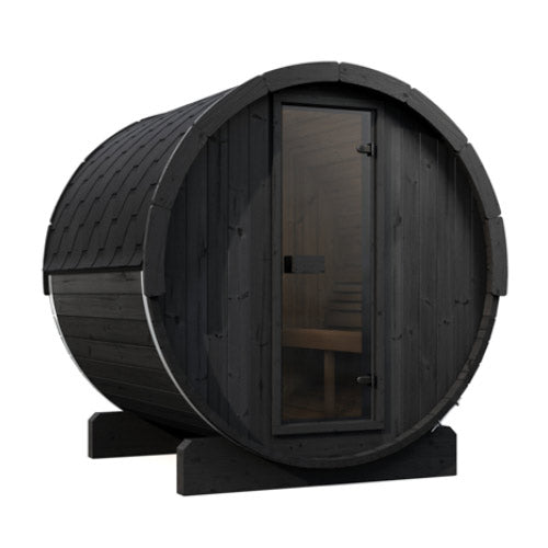 SaunaLife E7 Ergo Series Outdoor Barrel Sauna Kit