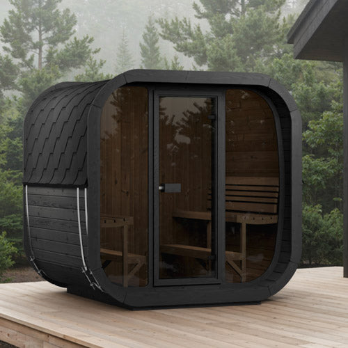 SaunaLife 6 Person Outdoor Cube Sauna Model CL7G