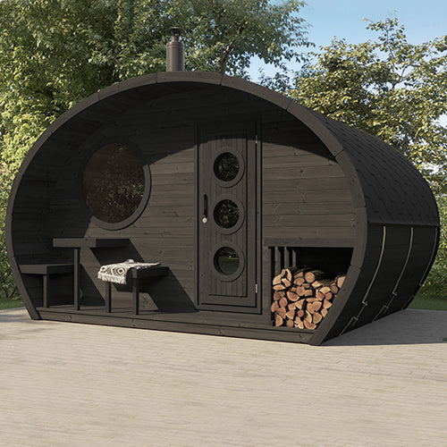 SaunaLife Model G11 Outdoor Home Sauna Kit