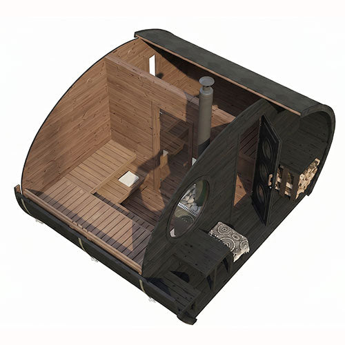 SaunaLife Model G11 Outdoor Home Sauna Kit