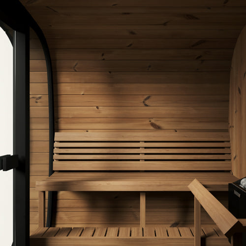 SaunaLife 6 Person Outdoor Cube Sauna Model CL7G