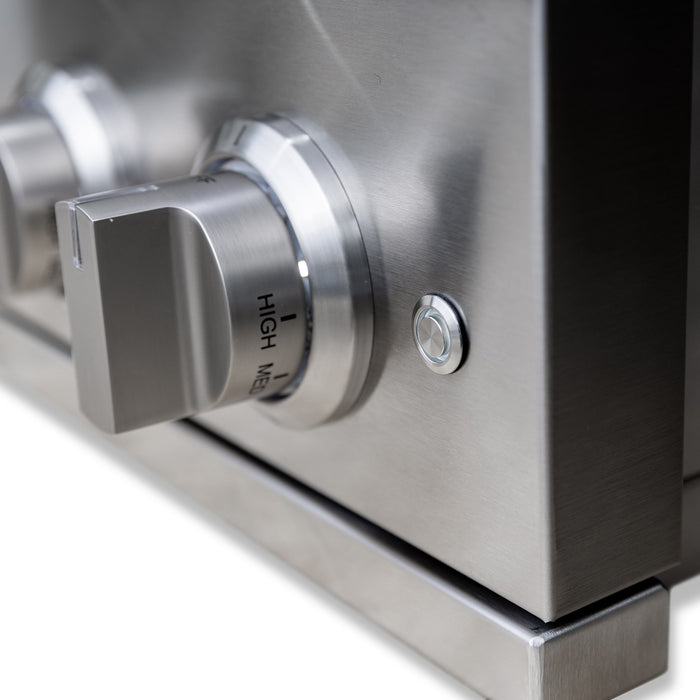 Summerset Grills Pro Double Side Burner - SB2PRO – 06 SZRPROSB2 LIT BURNER GALLERY min