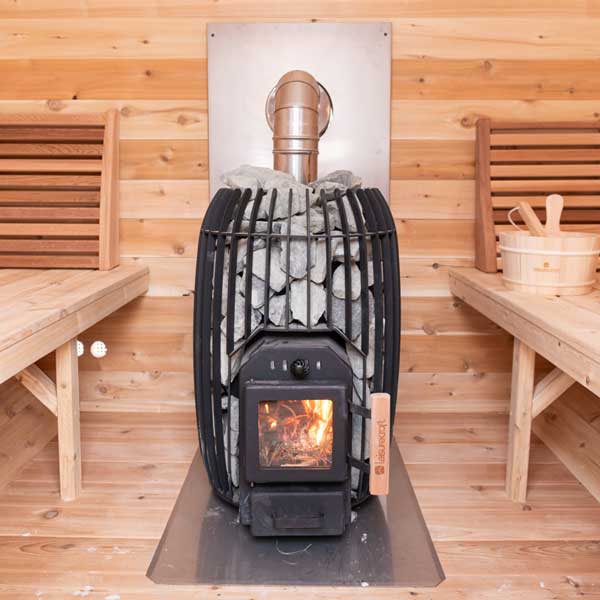 TimberGlow14 Wood Burning Sauna Heater Package