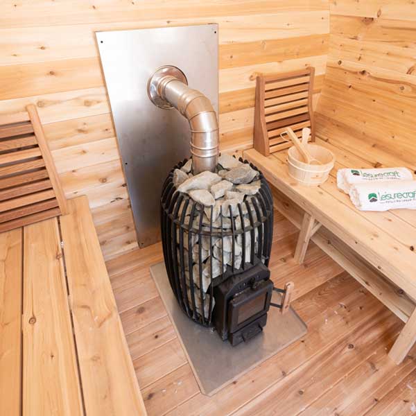 TimberGlow14 Wood Burning Sauna Heater Package