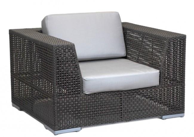 Panama Jack Atlantis Patio Lounge Chair w/Off-White Cushion : 903-1323-JBP-C