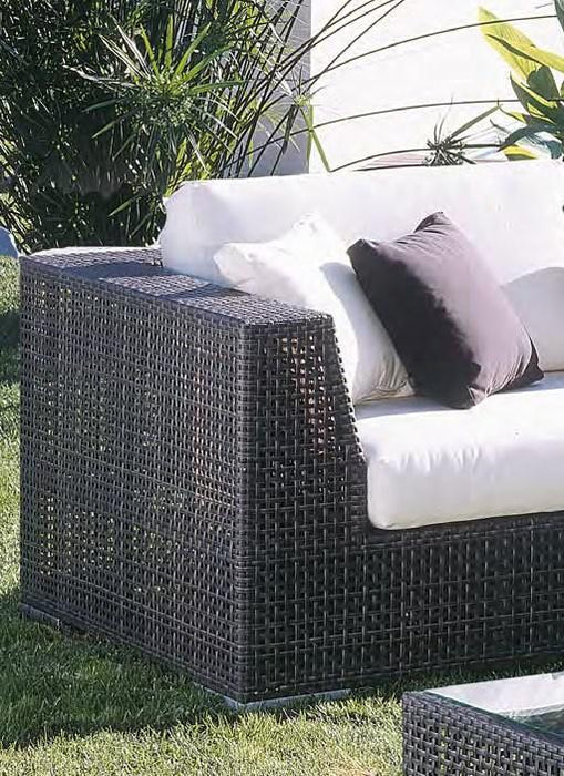 Panama Jack Atlantis Patio Lounge Chair w/Off-White Cushion : 903-1323-JBP-C