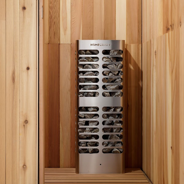 Homecraft Revive Slim Electric Sauna Heater Package