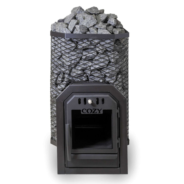 Cozy Heat Through-Wall Wood-Burning Sauna Stove
