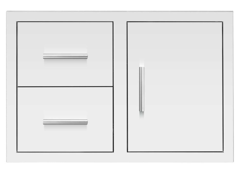 Summerset Grills Masonry Frame - 33" 2-Drawer and Access Door Combo - DC2-33M