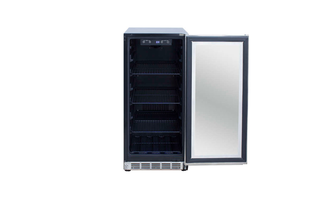 Summerset Grills 15" Outdoor Rated Refrigerator w/ Glass Door  - RFR-15G