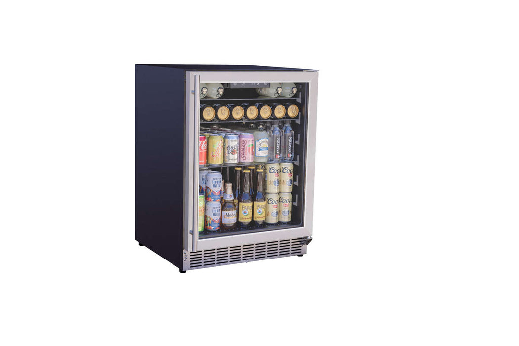 Summerset Grills 24" Outdoor Rated Refrigerator w/ Glass Door - RFR-24G