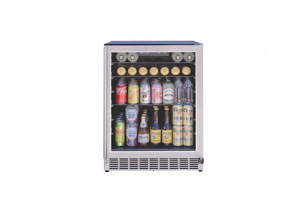Summerset Grills 24" Outdoor Rated Refrigerator w/ Glass Door - RFR-24G