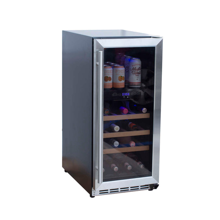 Summerset Grills 15" Outdoor Rated Dual Zone Wine Cooler - RFR-15WD