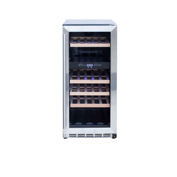 Summerset Grills 15" Outdoor Rated Dual Zone Wine Cooler - RFR-15WD