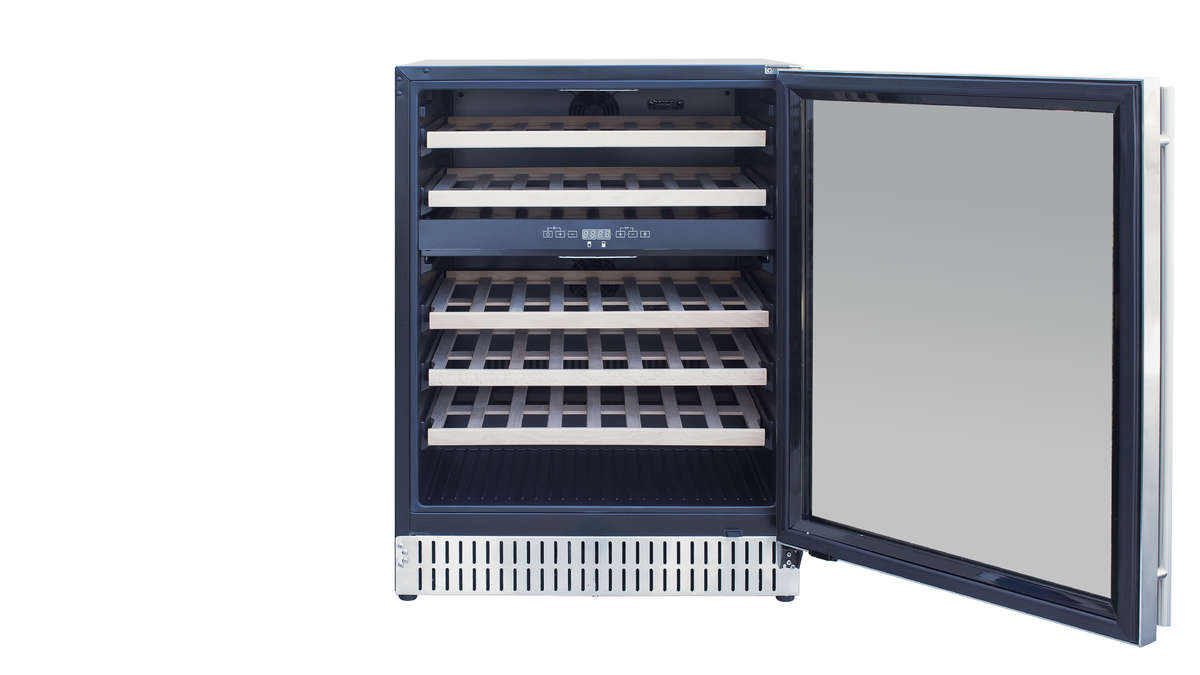 Summerset Grills 24" Outdoor Rated Dual Zone Wine Cooler - RFR-24WD