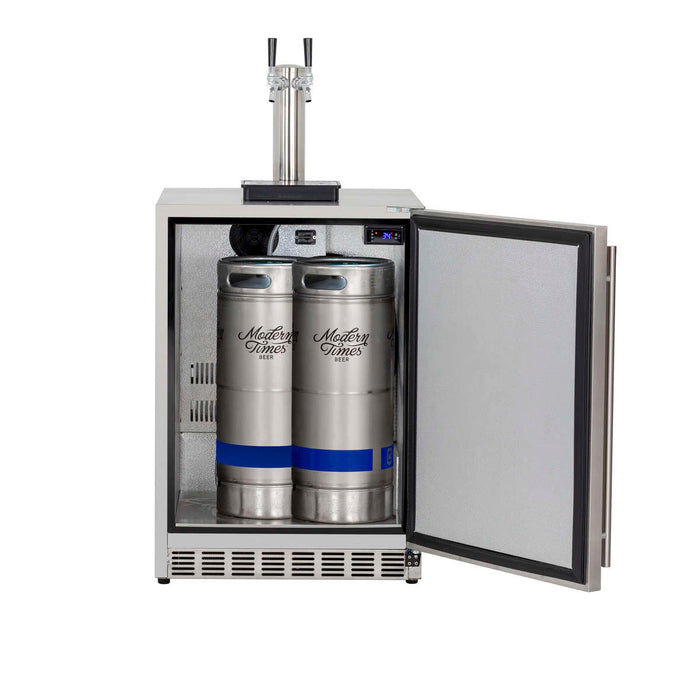 Summerset Grills 24" Deluxe Outdoor Rated Kegerator  - RFR-24DK