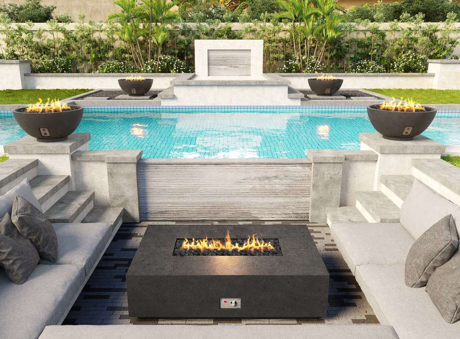 Firegear Sanctuary 3 GFRC Fire Bowl - Stainless Steel Burner