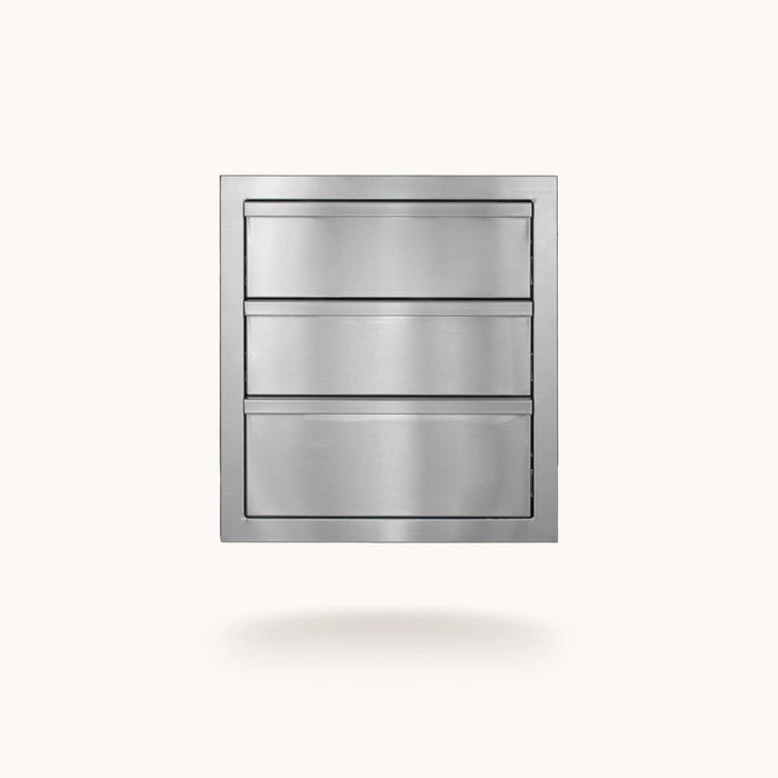 American Made Grills 18" Triple Drawer : DR3-18-AMG