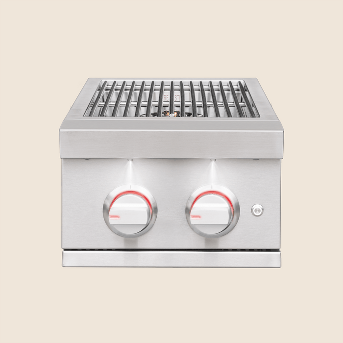 Summerset Grills Pro Double Side Burner - SB2PRO – 2025 SIZPROSB2 RED open copy