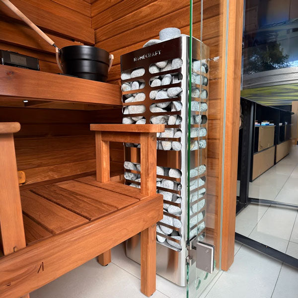 Homecraft Revive Slim Electric Sauna Heater Package