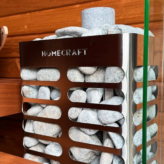 Homecraft Revive Slim Electric Sauna Heater Package