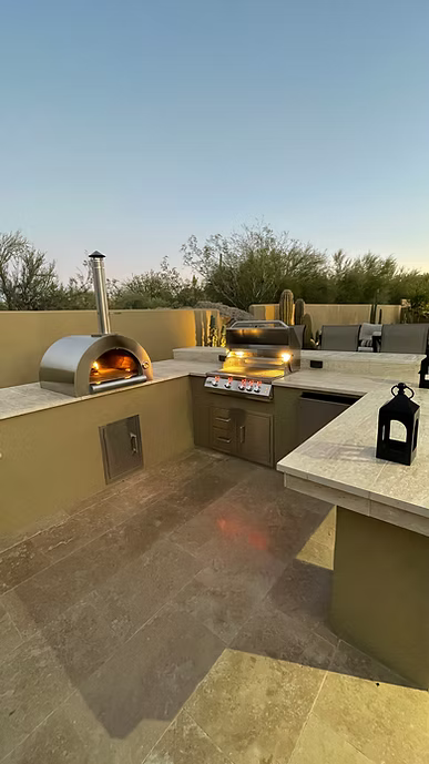 Kokomo Grills 32” Wood Fired Stainless Steel Pizza Oven : KO-PIZZAOVEN
