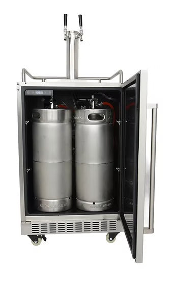 Kokomo luxury kegerator dual keg configuration