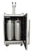 Kokomo luxury kegerator dual keg configuration