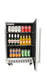 Kokomo outdoor kegerator beverage storage configuration