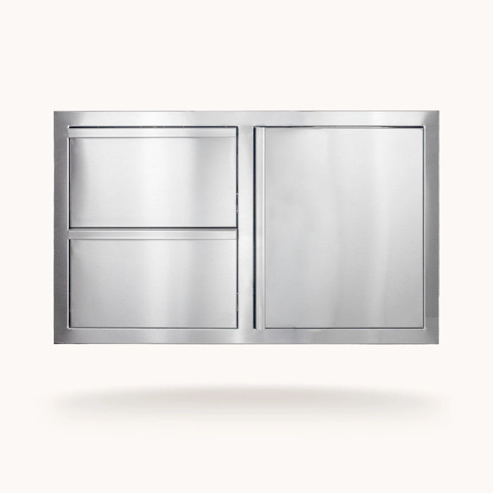 American Made Grills 36" Double Drawer Combo : DC2-36-AMG
