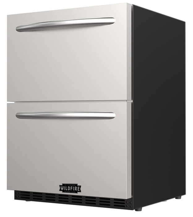 Wildfire 24" Dual Drawer Outdoor Refrigerator : WFRDD-24