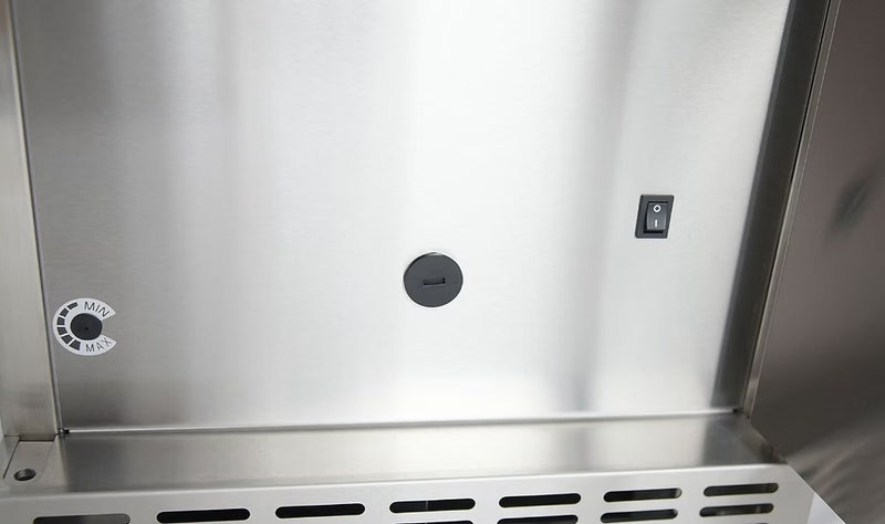 Kokomo luxury ice maker interior controls