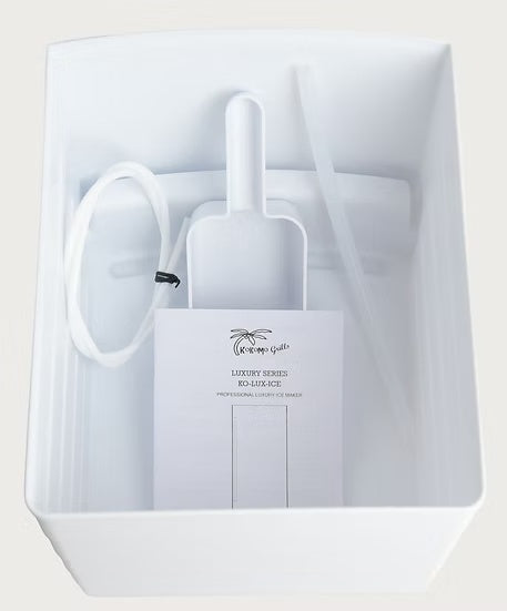 Kokomo outdoor ice maker removable ice bin and accessories
