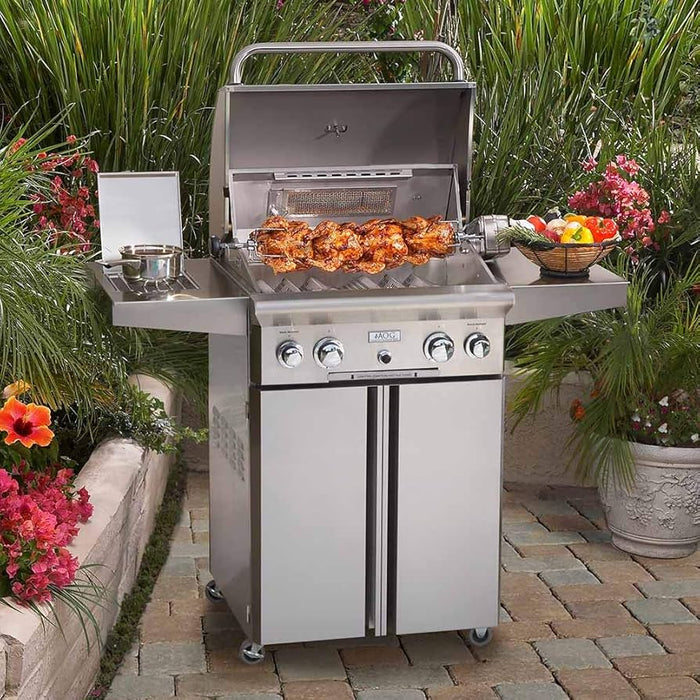 American Outdoor Grill 24" Portable Grill With Rotisserie & Interior Lights  AOG24PCL