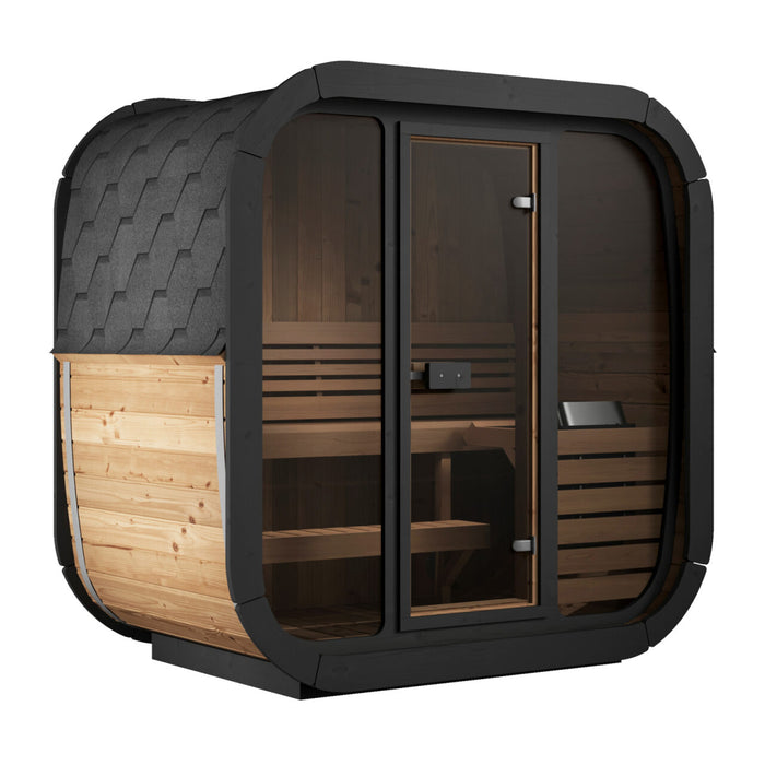 SaunaLife 3 Person Outdoor Cube Sauna Model CL4G