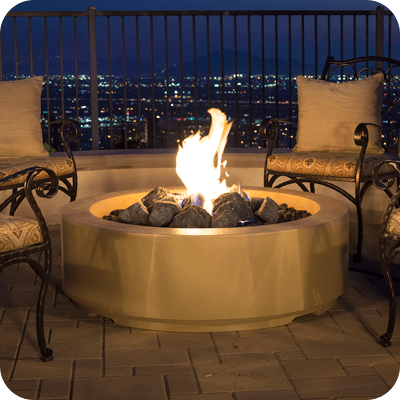 American Fyre Designs 48″ Louvre Round Fire Pit