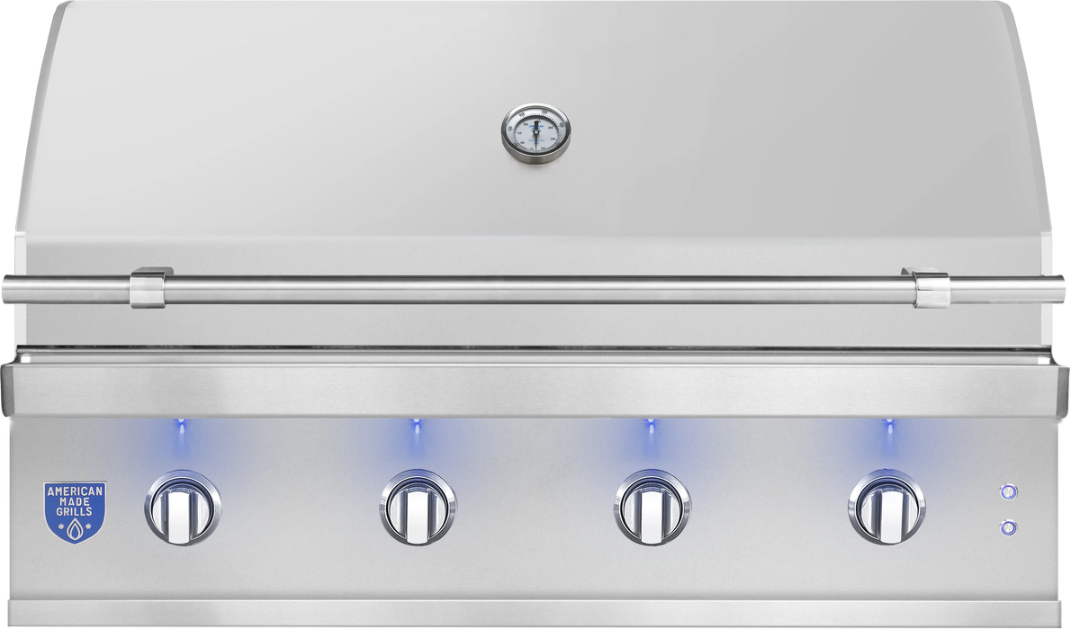 American Made Grills Atlas 42" Built-In Gas Grill with Briquettes : ATS42-B