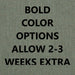 Special Order Cushion Colors - Allow 2-3 Weeks For Delivery